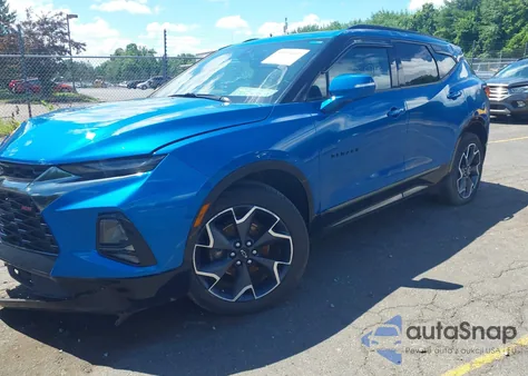 2020 Chevrolet Blazer Awd Rs из США, поврежденный, VIN 3GNKBKRS1LS650446